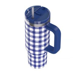 Alternative view of RTIC Outdoors - Road Trip Tumbler - Cobalt Gingham
