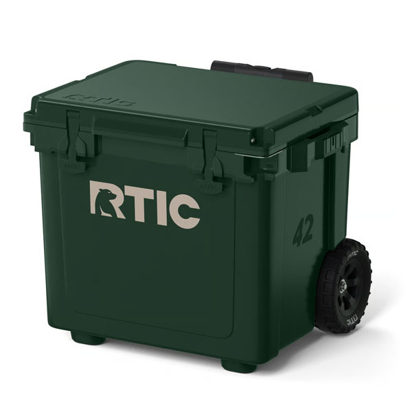RTIC Outdoors - 42 QT Ultra-Light Wheeled Cooler - Dark Pine