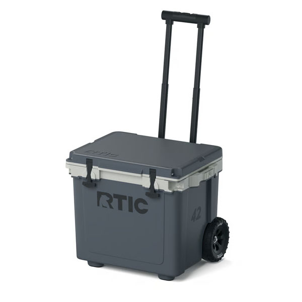 RTIC Outdoors - 42 QT Ultra-Light Wheeled Cooler - Dark Grey & Cool Grey - Image 13
