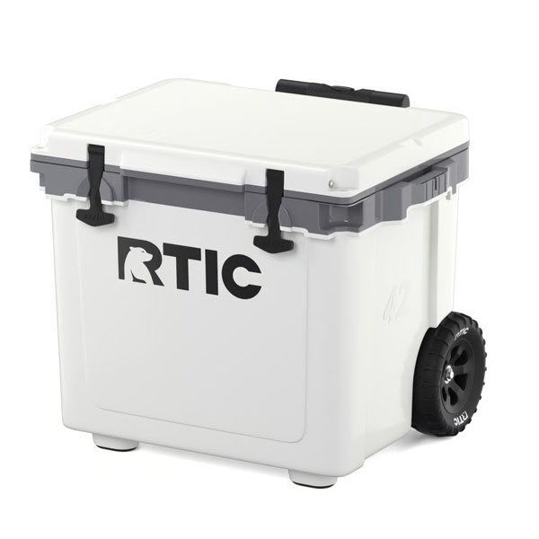 RTIC Outdoors - 42 QT Ultra-Light Wheeled Cooler - White & Grey