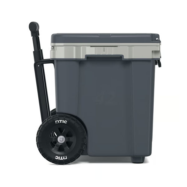 RTIC Outdoors - 42 QT Ultra-Light Wheeled Cooler - Dark Grey & Cool Grey - Image 4