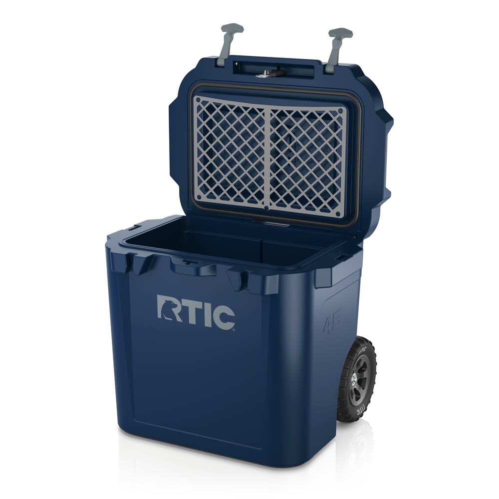 RTIC Outdoors - 45 QT Ultra-Tough Wheeled Cooler - Navy - Image 3