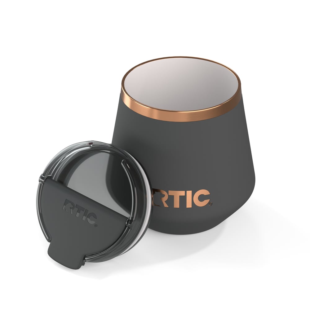 RTIC Outdoors - 8oz Happy Hour Pint Tumbler - Light Black - Image 3