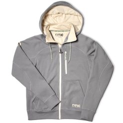 Alternative view of RTIC Outdoors - Men's Water-Repellent Full-Zip Hoodie-Granite