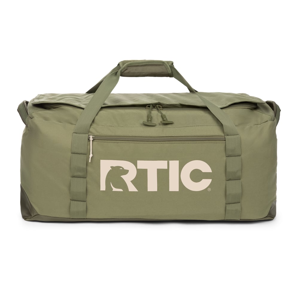 RTIC Outdoors - Road Trip Duffle Bag-Olive & Beach - Image 7
