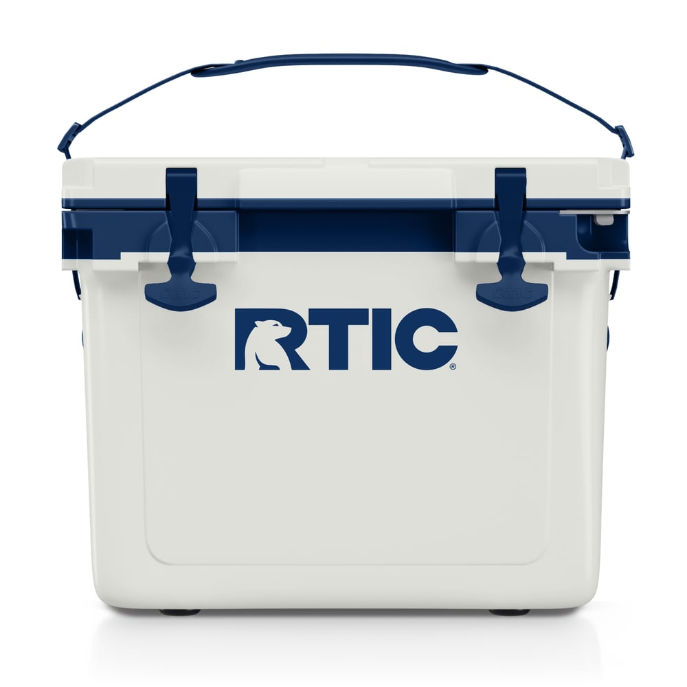 RTIC Outdoors - 22 QT Ultra-Light Cooler - Cool Grey & Navy - Image 2
