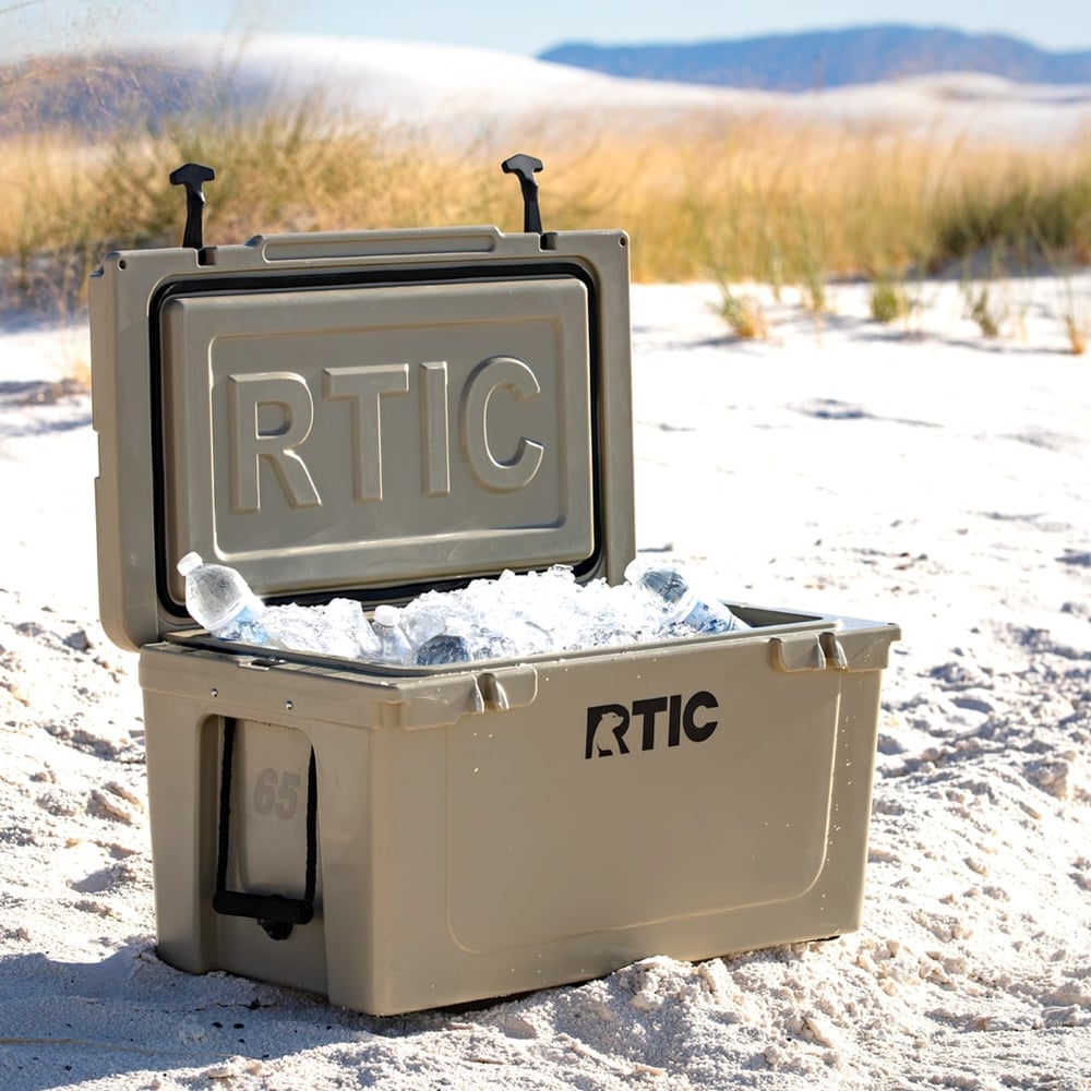 RTIC Outdoors - 65 QT Ultra-Tough Cooler - Tan - Image 8