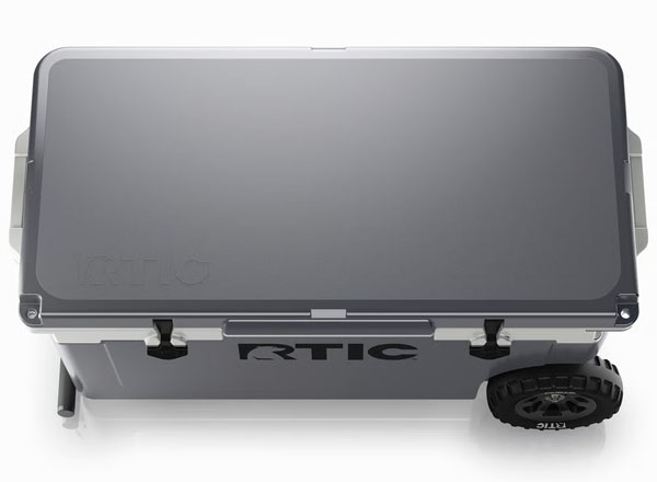RTIC Outdoors - 72 QT Ultra-Light Wheeled Cooler - Dark Grey & Cool Grey - Image 6