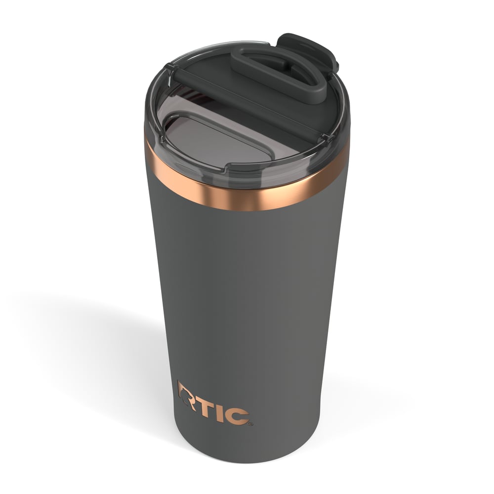 RTIC Outdoors - 18oz Happy Hour Pint Tumbler - Light Black - Image 2