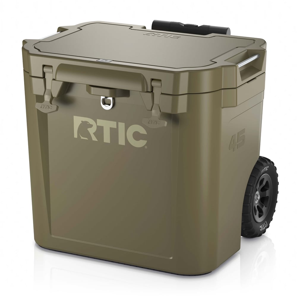 RTIC Outdoors - 45 QT Ultra-Tough Wheeled Cooler - Olive