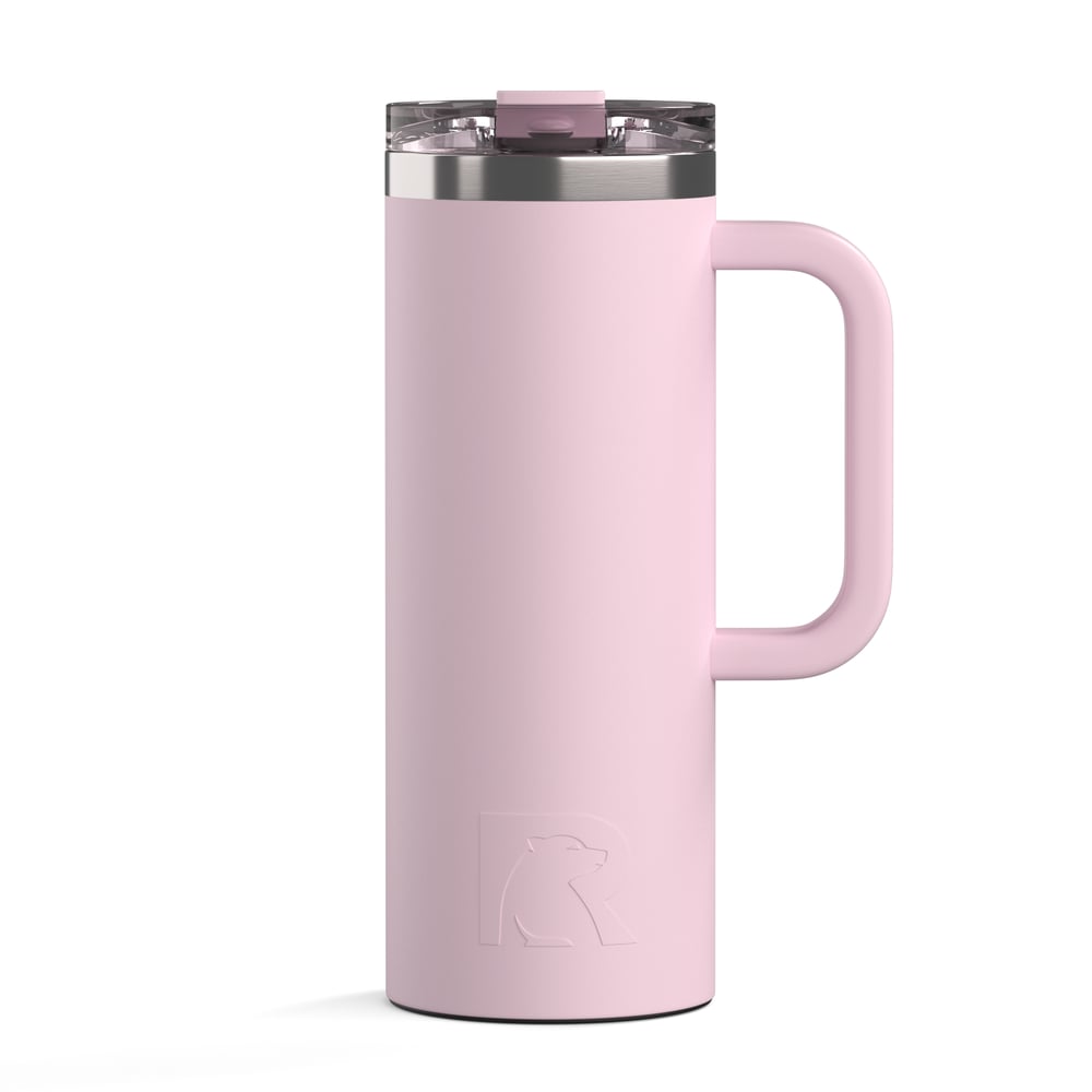 RTIC Outdoors - Road Trip Travel Mug - Pale Pink - Image 4