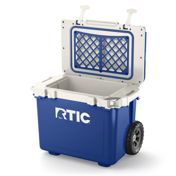 RTIC Outdoors - 22 QT Ultra-Light Wheeled Cooler - Cobalt & White - Image 3