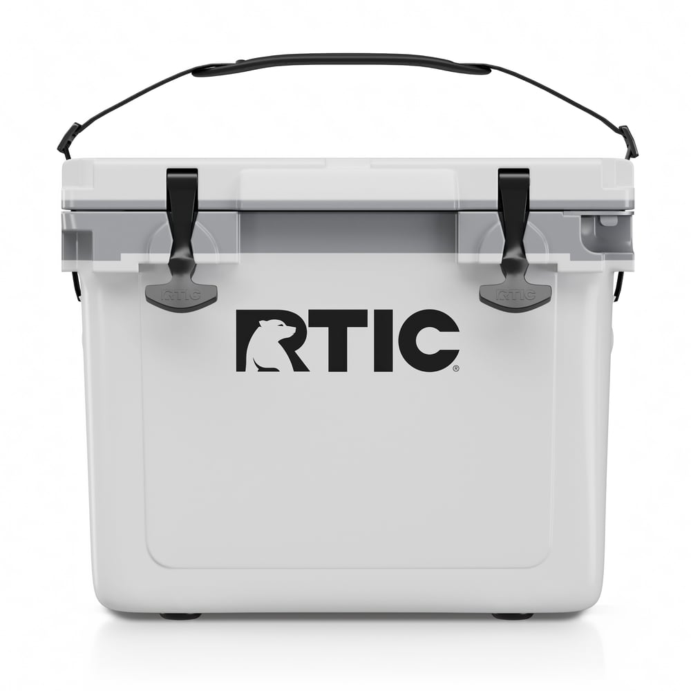 RTIC Outdoors - 22 QT Ultra-Light Cooler - White & Grey - Image 2
