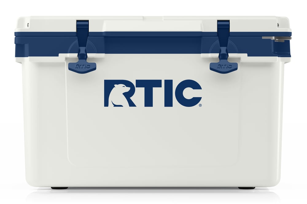 RTIC Outdoors - 32 QT Ultra-Light Cooler - Cool Grey & Navy - Image 2