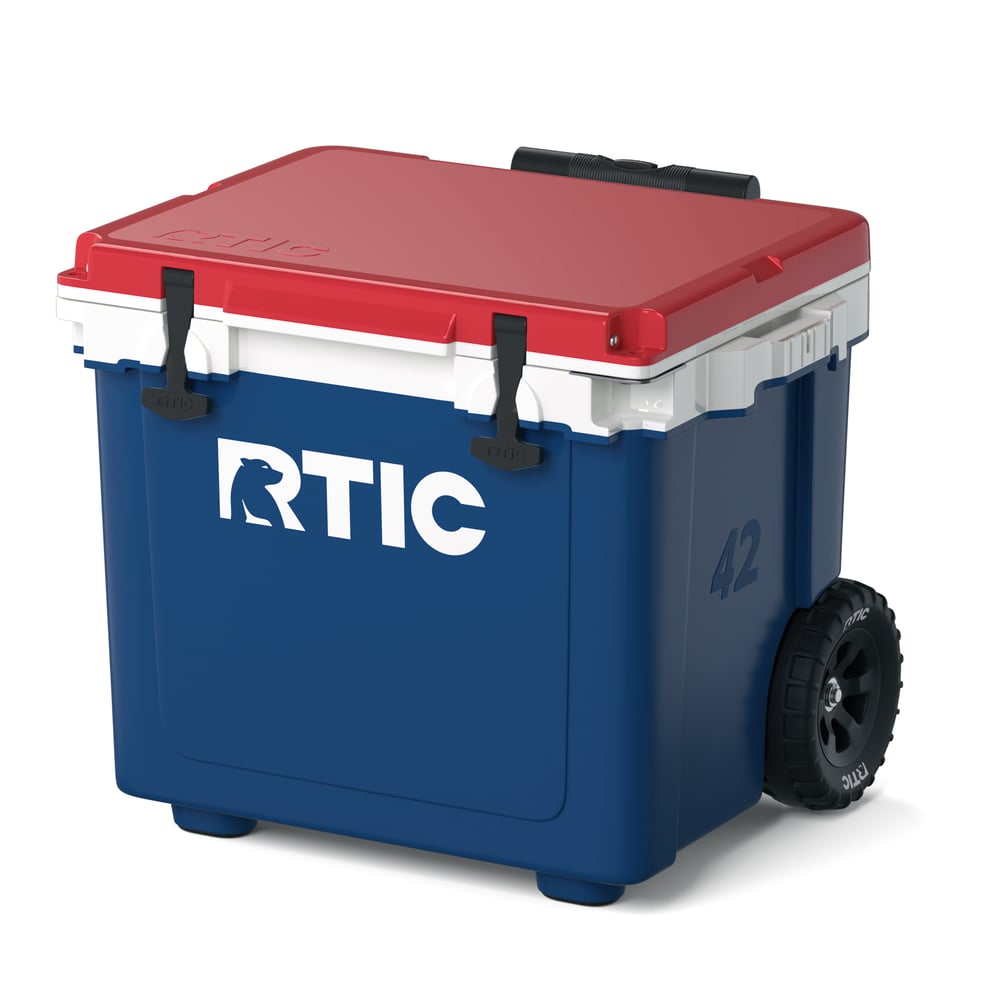 RTIC Outdoors - 42 QT Ultra-Light Wheeled Cooler - Patriot