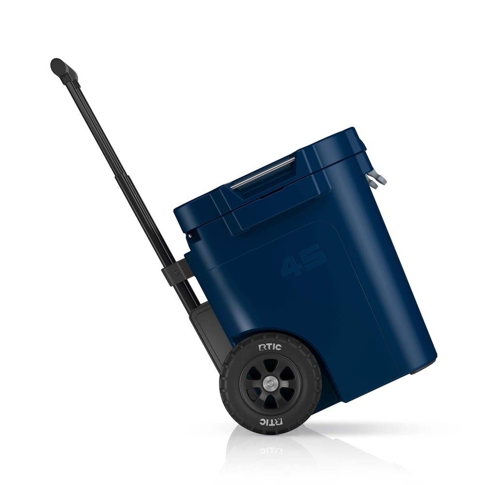 RTIC Outdoors - 45 QT Ultra-Tough Wheeled Cooler - Navy - Image 4