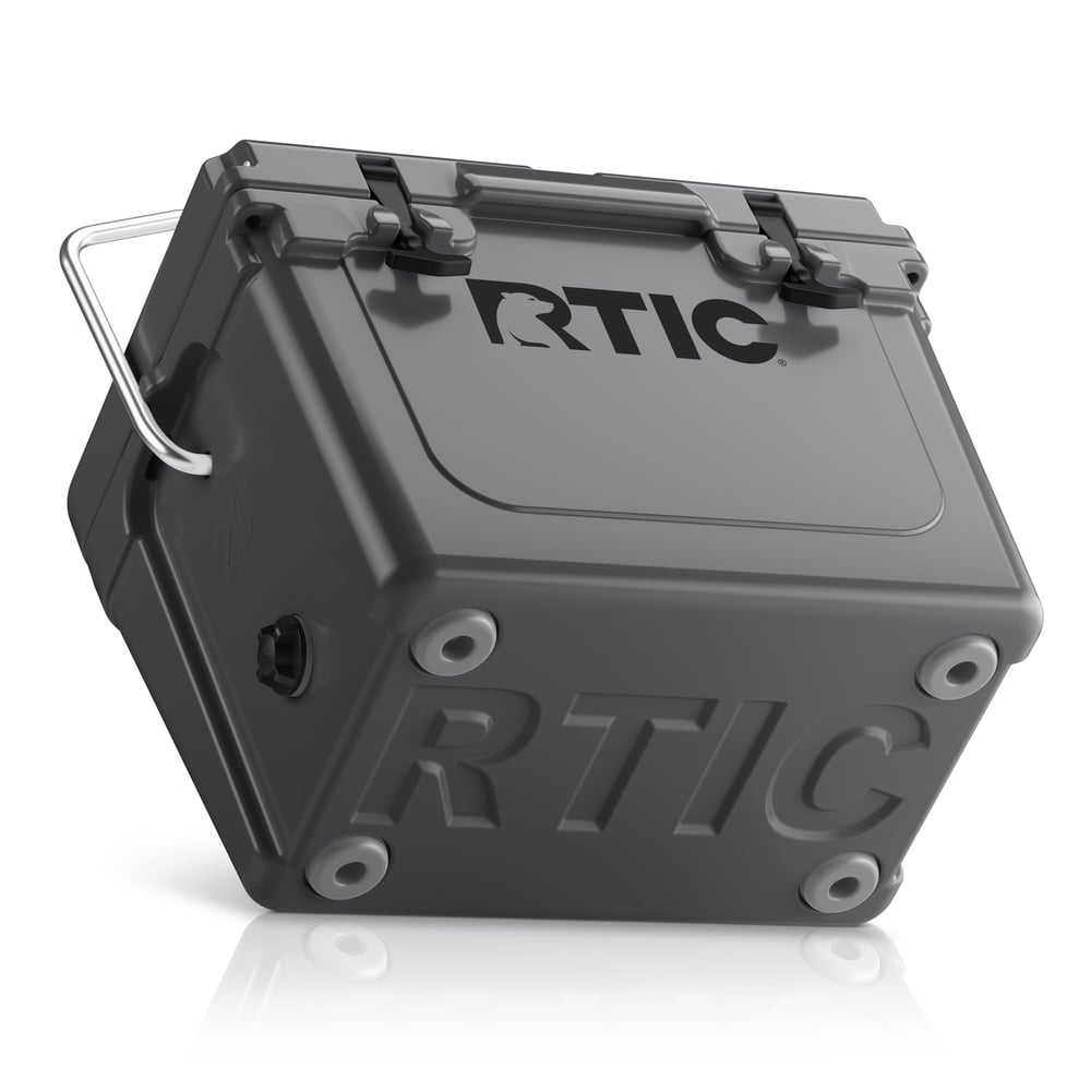 RTIC Outdoors - 20 QT Ultra-Tough Cooler - Dark Grey - Image 6