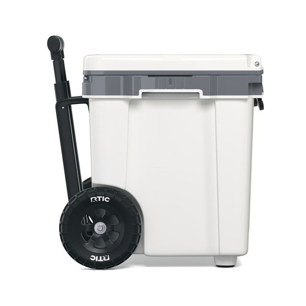 RTIC Outdoors - 42 QT Ultra-Light Wheeled Cooler - White & Grey - Image 5