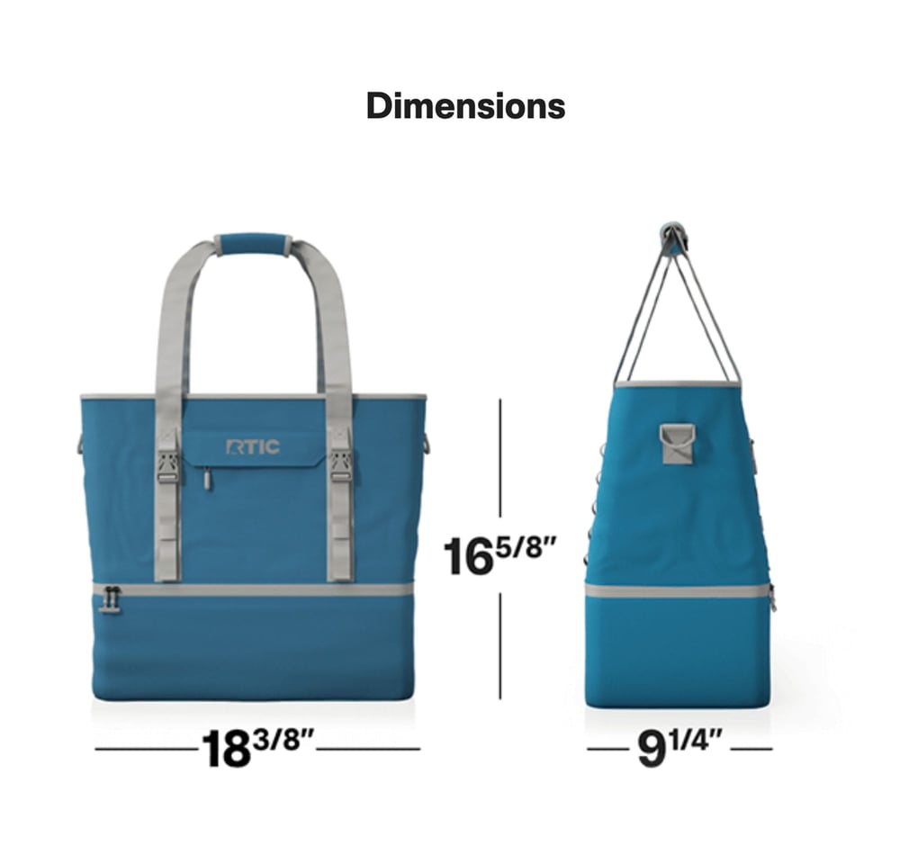RTIC Outdoors - HALF BAG, HALF COOLER-Grey - Image 8