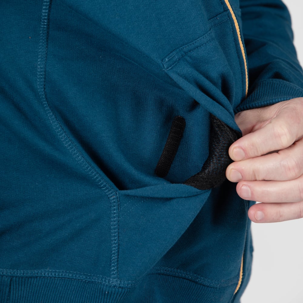 RTIC Outdoors - Men's Water-Repellent Full-Zip Hoodie-Navy - Image 7