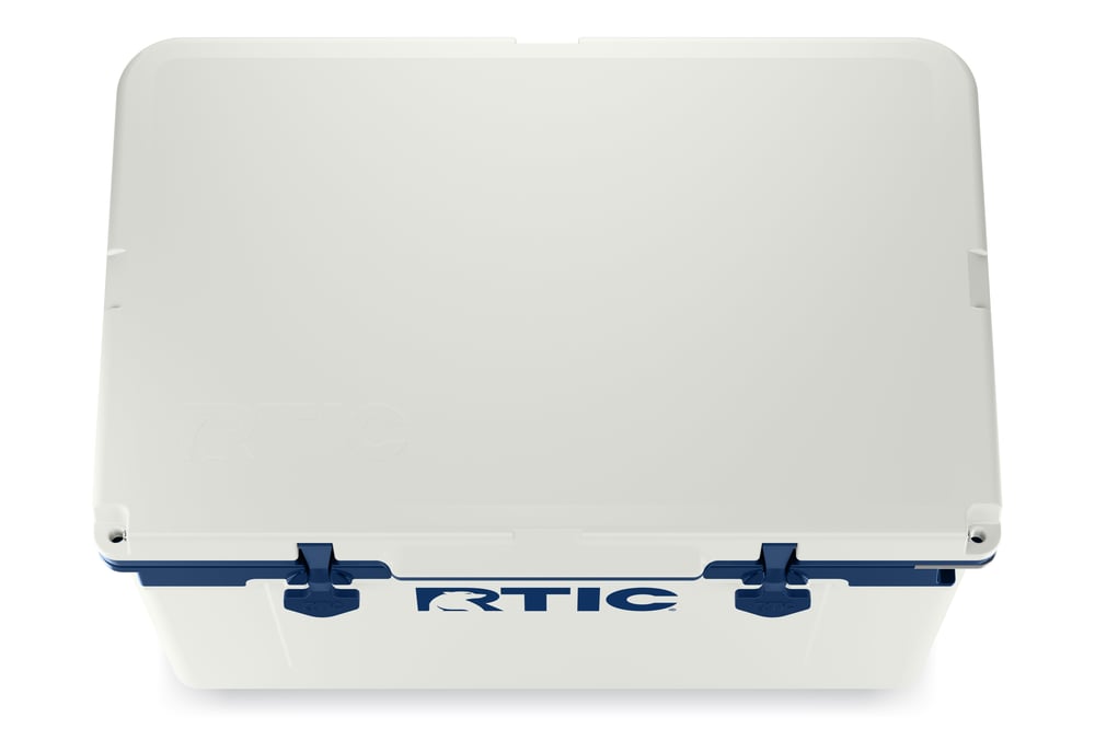 RTIC Outdoors - 52 QT Ultra-Light Cooler - Cool Grey & Navy - Image 7