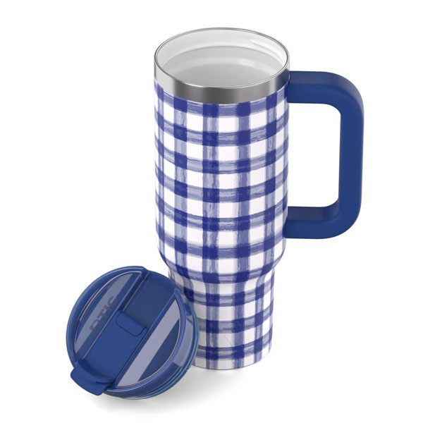 RTIC Outdoors - Road Trip Tumbler - Cobalt Gingham - Image 4
