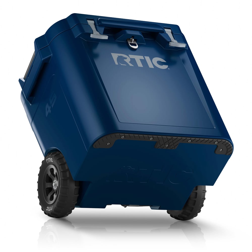 RTIC Outdoors - 45 QT Ultra-Tough Wheeled Cooler - Navy - Image 6