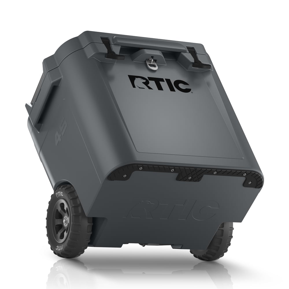RTIC Outdoors - 45 QT Ultra-Tough Wheeled Cooler - Dark Grey - Image 6