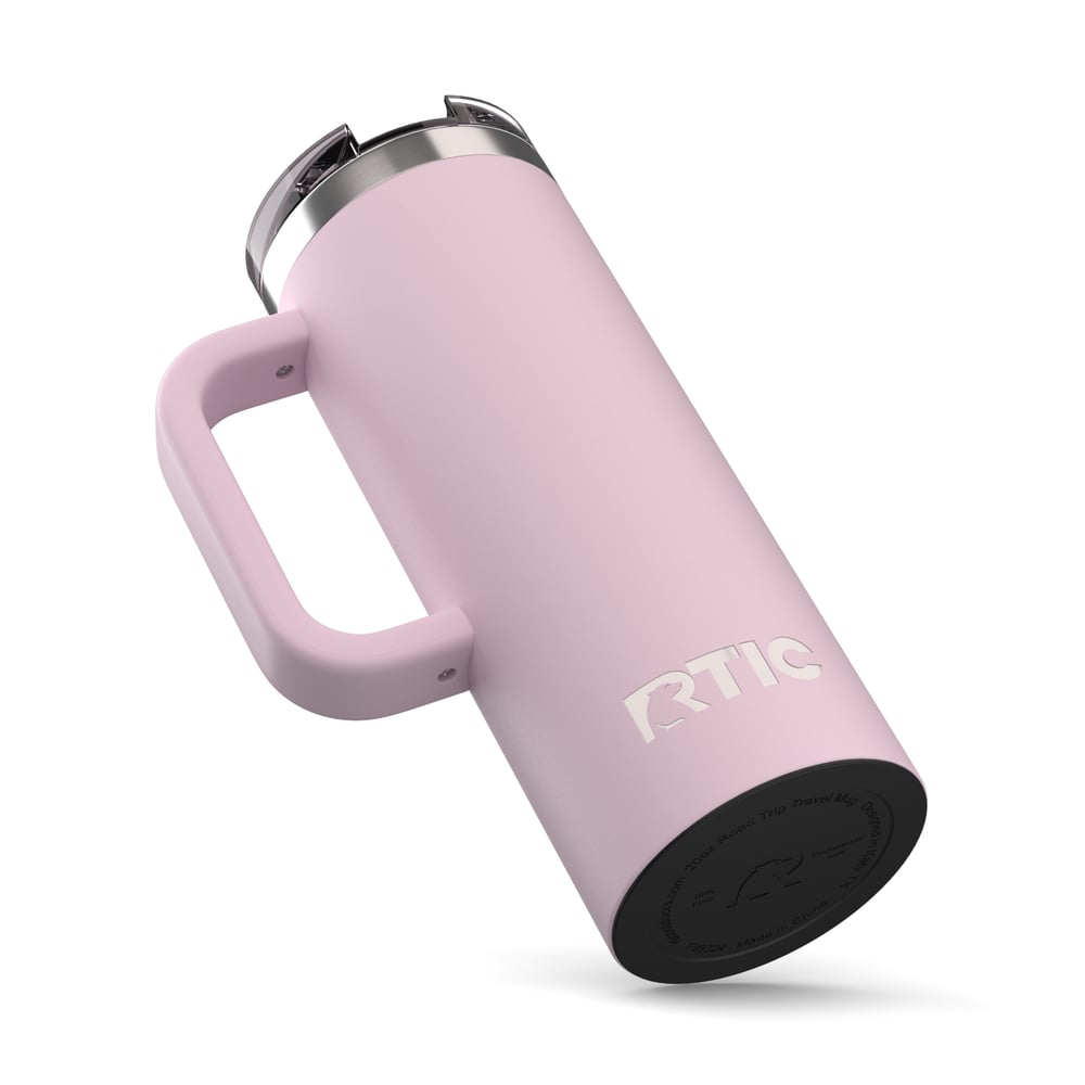 RTIC Outdoors - Road Trip Travel Mug - Pale Pink - Image 5