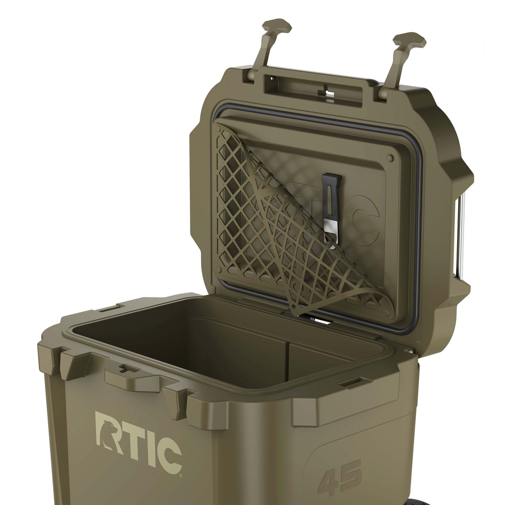 RTIC Outdoors - 45 QT Ultra-Tough Wheeled Cooler - Olive - Image 8