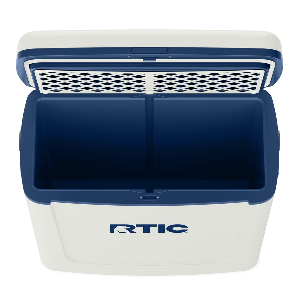RTIC Outdoors - 16 QT Road Trip Cooler - Cool Grey & Navy - Image 5