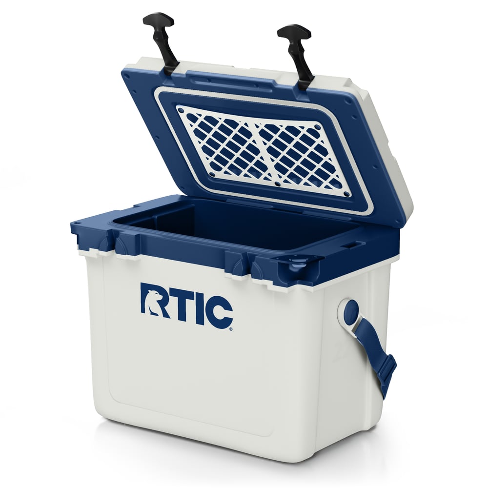 RTIC Outdoors - 22 QT Ultra-Light Cooler - Cool Grey & Navy - Image 3