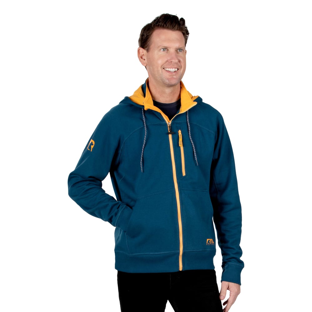 RTIC Outdoors - Men's Water-Repellent Full-Zip Hoodie-Navy - Image 3