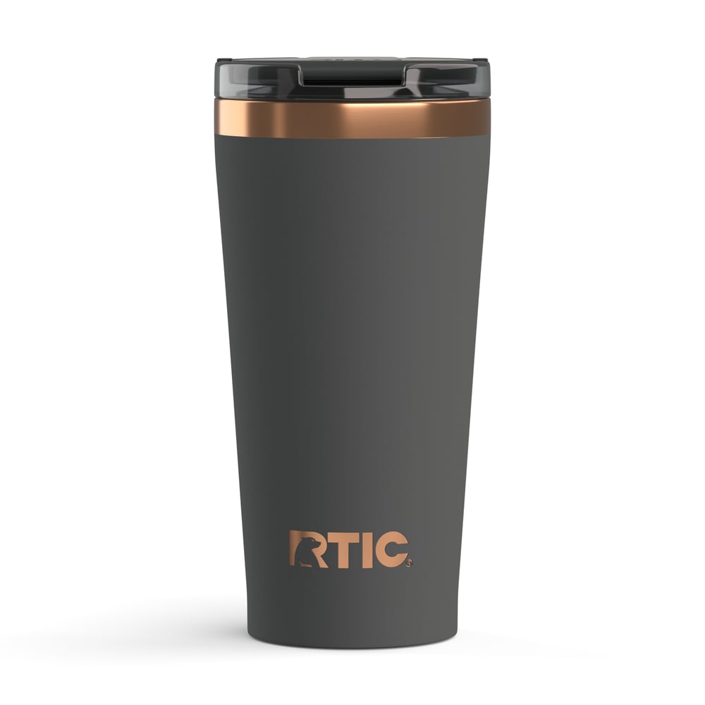 RTIC Outdoors - 18oz Happy Hour Pint Tumbler - Light Black