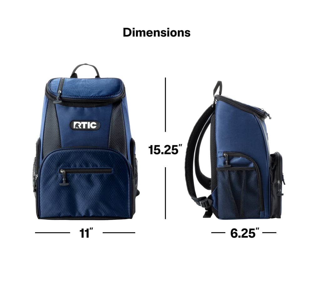 RTIC Outdoors - Lightweight Backpack Cooler-Olive - Image 8