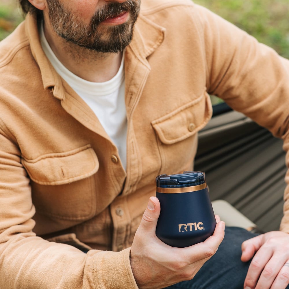 RTIC Outdoors - 8oz Happy Hour Pint Tumbler - Light Black - Image 7
