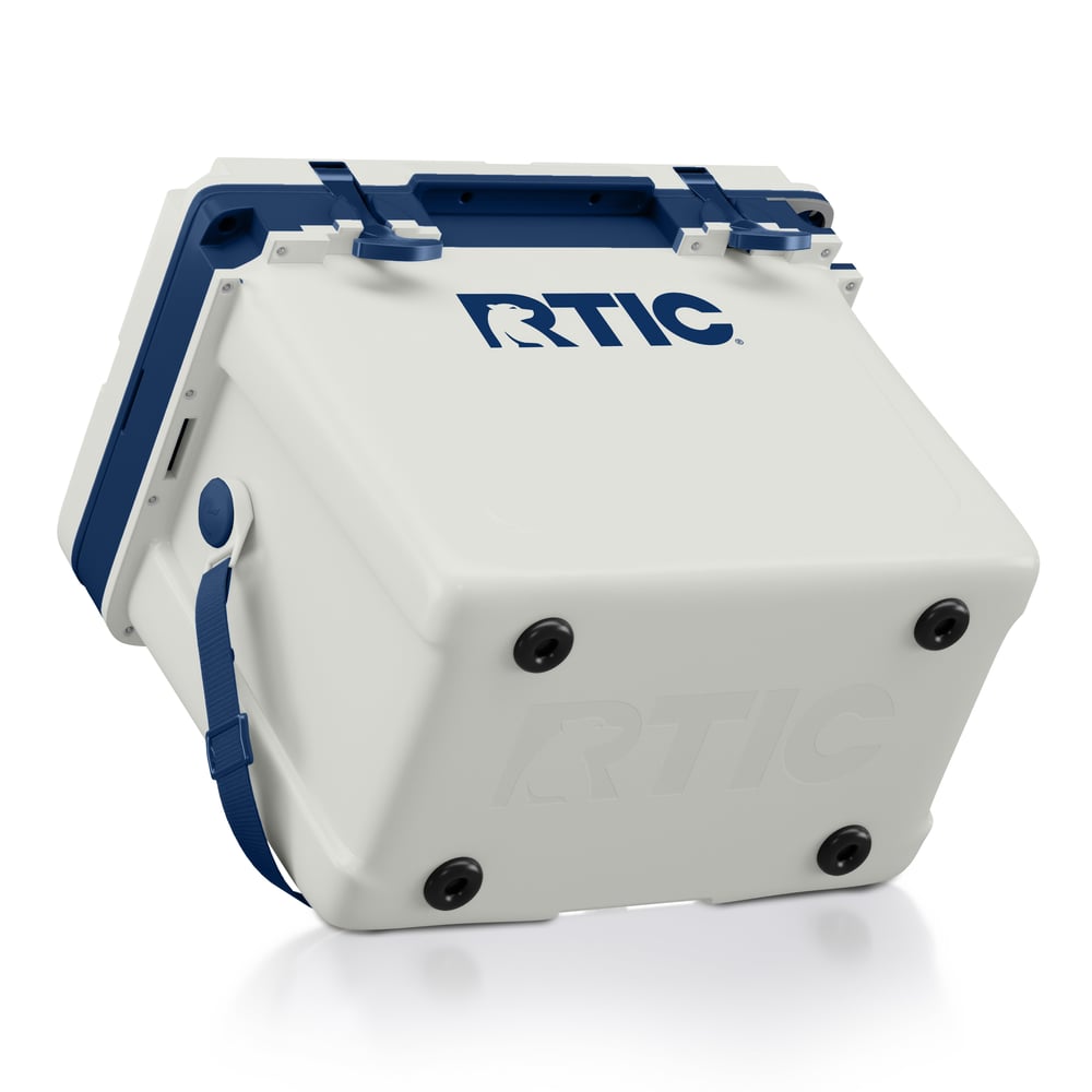 RTIC Outdoors - 22 QT Ultra-Light Cooler - Cool Grey & Navy - Image 8