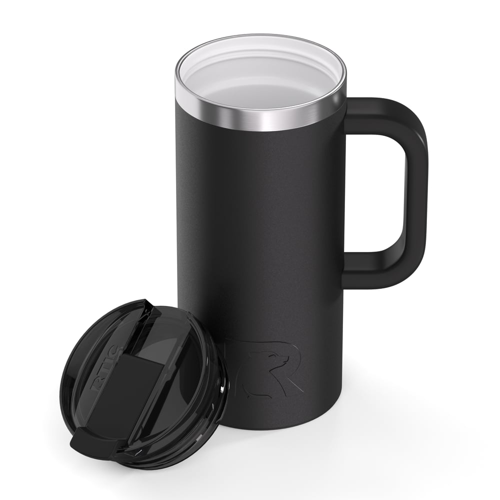 RTIC Outdoors - Road Trip Travel Mug - Black - Image 3