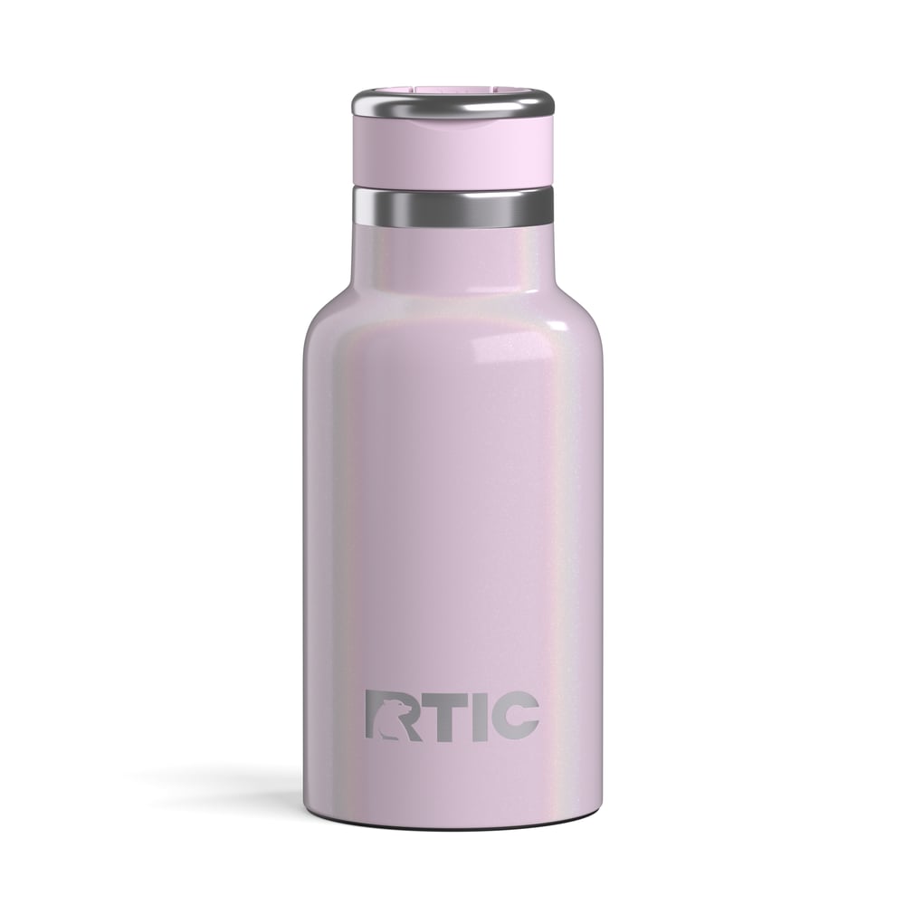 RTIC Outdoors - 12oz Little Journey Bottle - Pale Pink Glitter