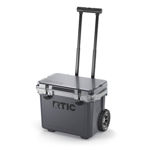 RTIC Outdoors - 22 QT Ultra-Light Wheeled Cooler - Dark Grey & Cool Grey - Image 9
