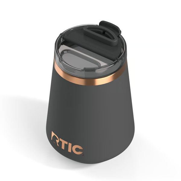 RTIC Outdoors - 12oz Happy Hour Wine Tumbler - Light Black - Image 5