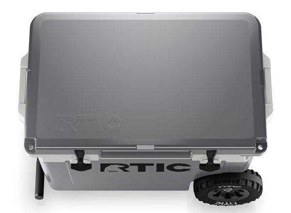 RTIC Outdoors - 52 QT Ultra-Light Wheeled Cooler - Dark Grey & Cool Grey - Image 6