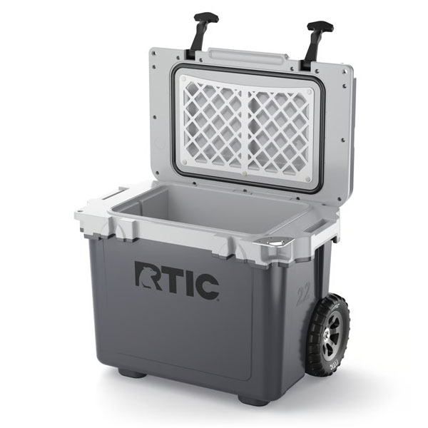 RTIC Outdoors - 22 QT Ultra-Light Wheeled Cooler - Dark Grey & Cool Grey - Image 3