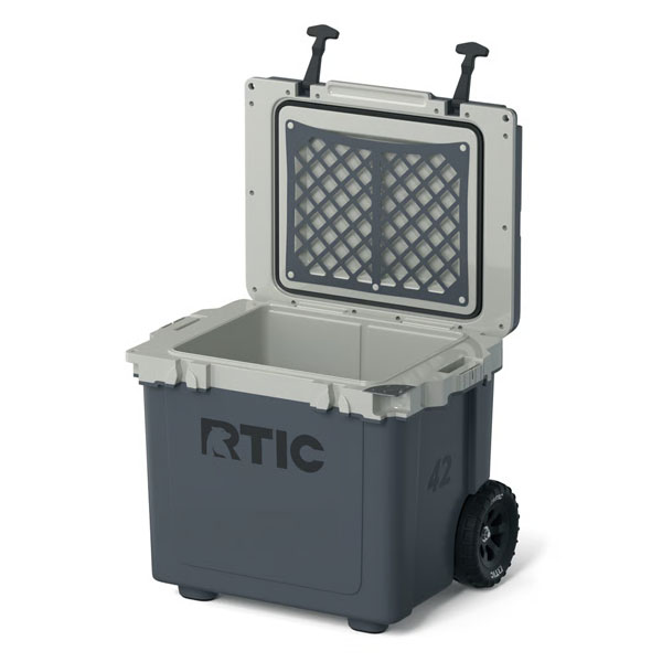 RTIC Outdoors - 42 QT Ultra-Light Wheeled Cooler - Dark Grey & Cool Grey - Image 3