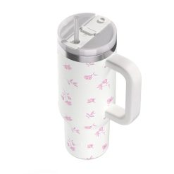 Alternative view of RTIC Outdoors - Road Trip Tumbler - Pink Magnolias