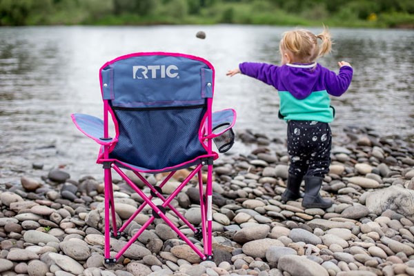 RTIC Outdoors - Little Cub Folding Chair-Jelly Bean - Image 2