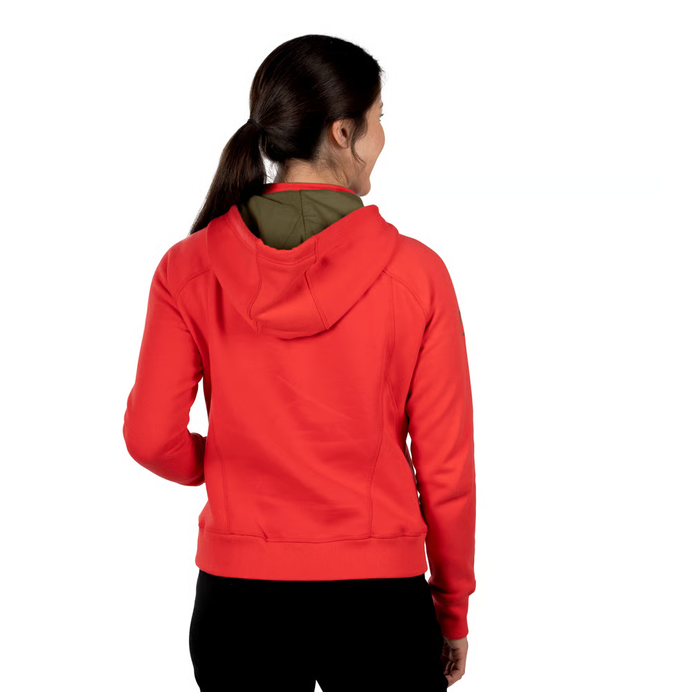 RTIC Outdoors - Women's Water-Repellent Full-Zip Hoodie-Scarlet - Image 4