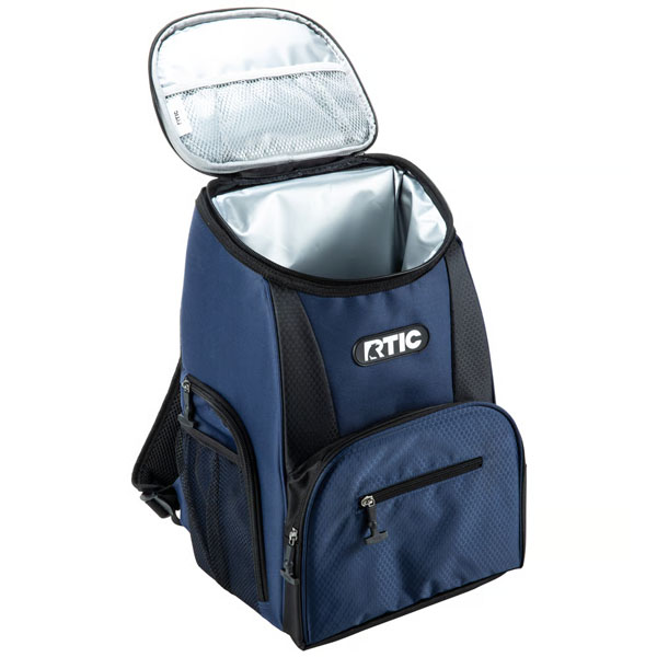RTIC Outdoors - Lightweight Backpack Cooler-Navy & Black - Image 7
