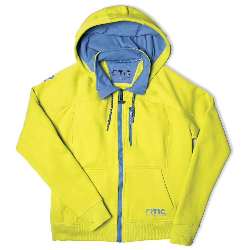 RTIC Outdoors - Women's Water-Repellent Full-Zip Hoodie- Green Apple - Image 6