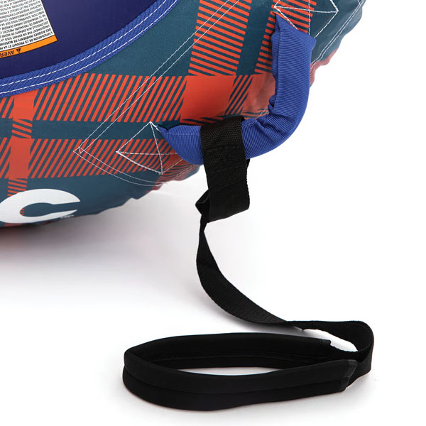 RTIC Outdoors - Tough Snow Tubes- Slate Blue/Orange Plaid - Image 2